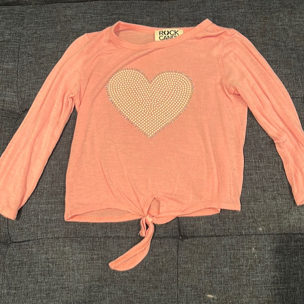 Rock Candy Pink Heart shirt girls size 3